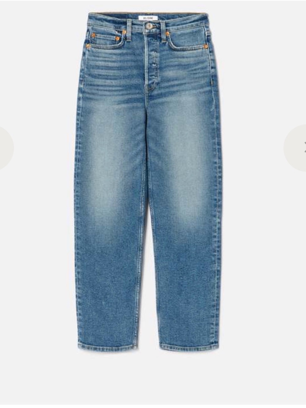 Re/Done 70s Stove Pipe Jean - Western Blue